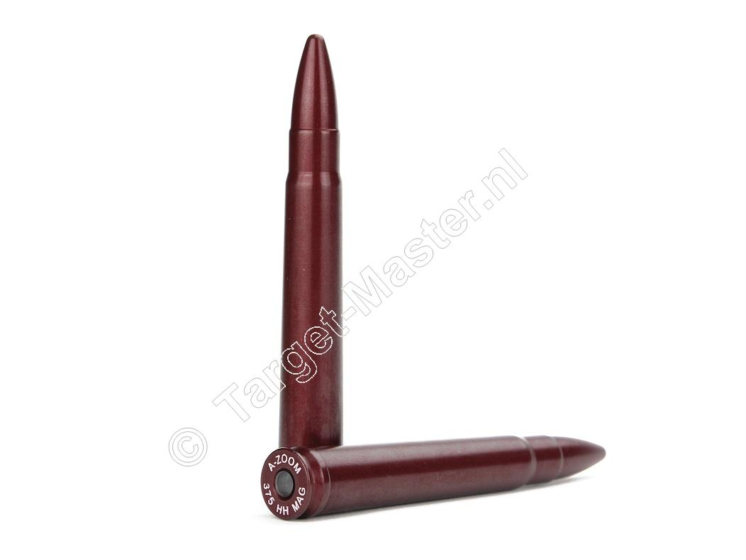 A-Zoom SNAP-CAPS .375 Holland & Holland Magnum Safety Training Rounds package of 2